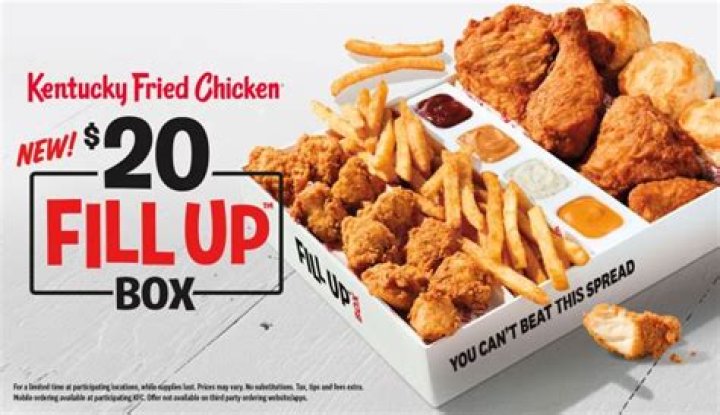 20 fill up kfc