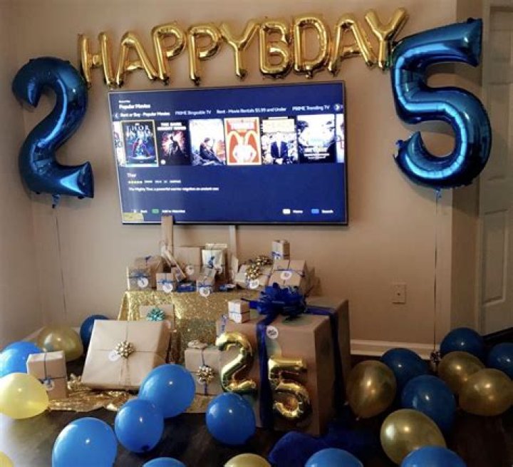 25th birthday ideas for him