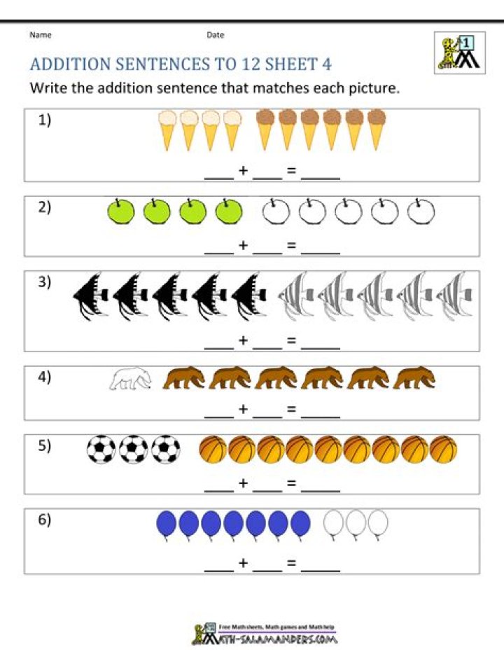 addition sentence