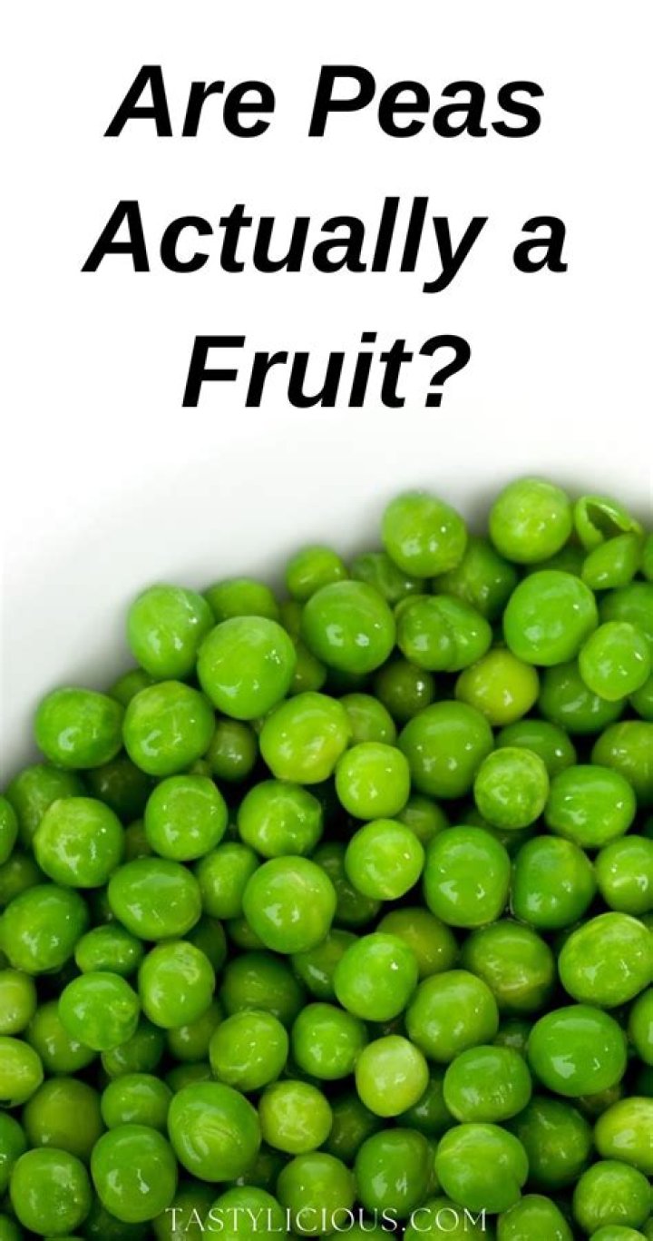 are peas a fruit