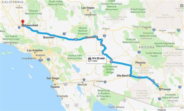 bakersfield to san francisco