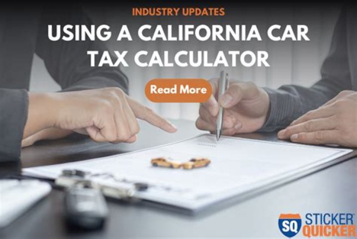 california car tax