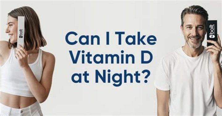 can i take vitamin d at night