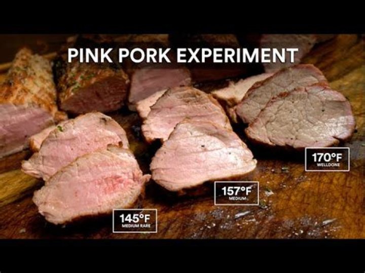 can pork chops be a little pink