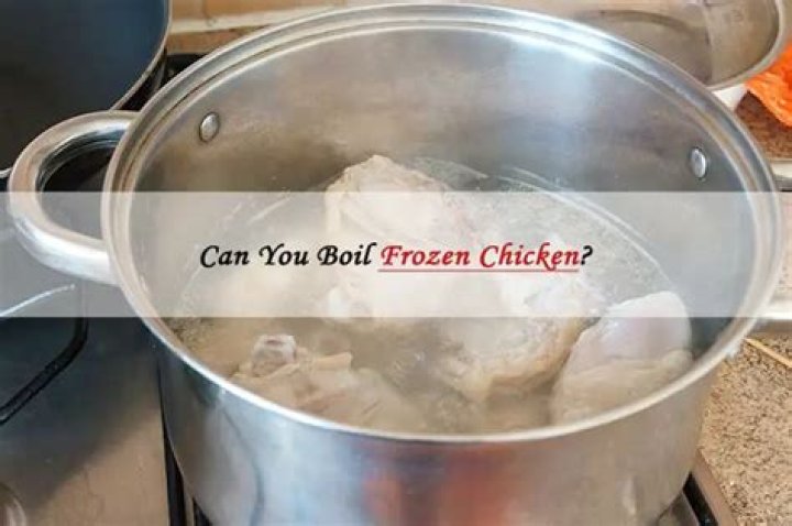 can you boil frozen chicken breast