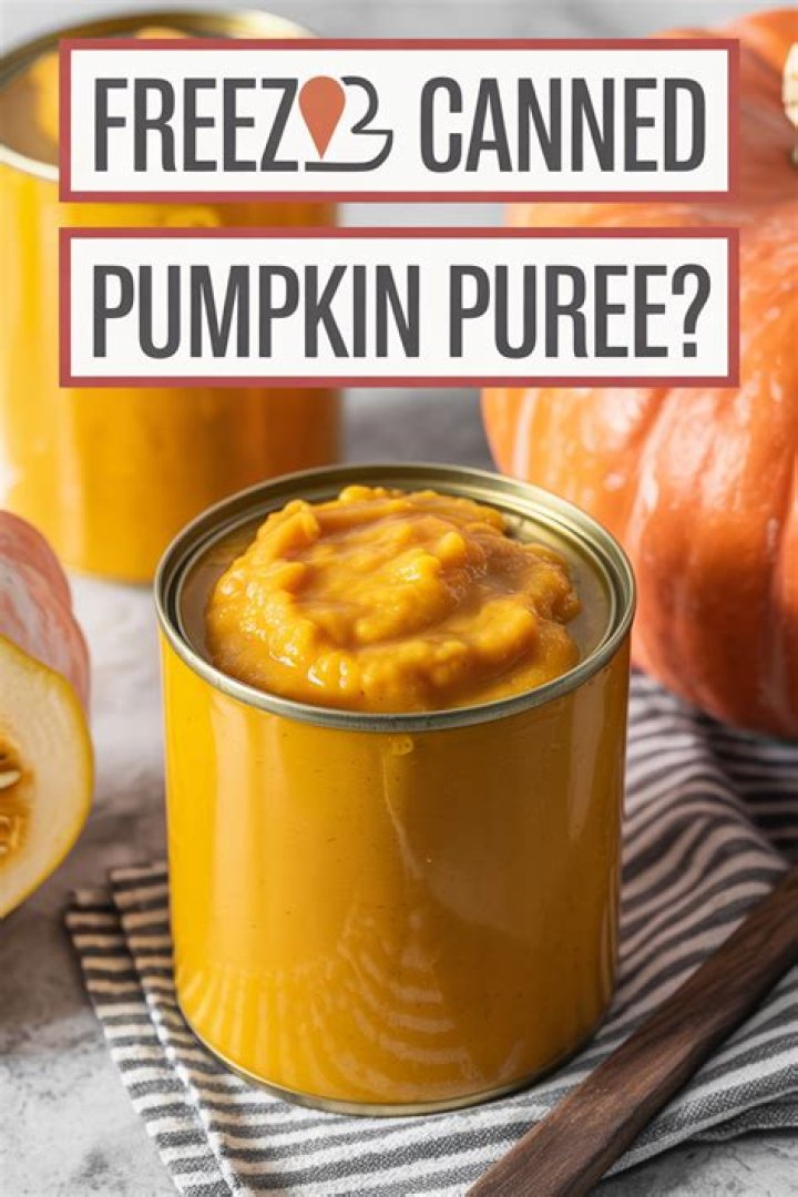 can you freeze canned pumpkin