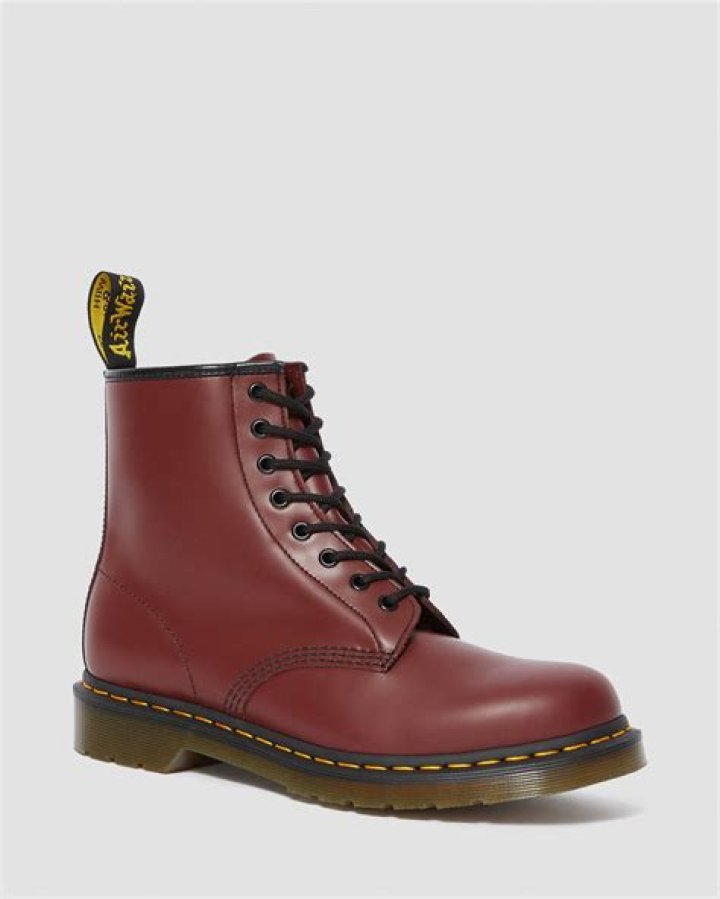cherry doc martens