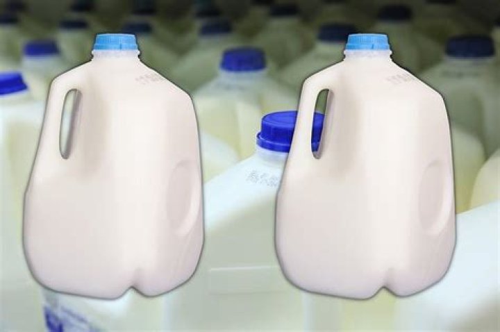 circle on milk jug