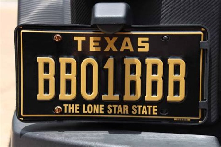 customized license plates texas