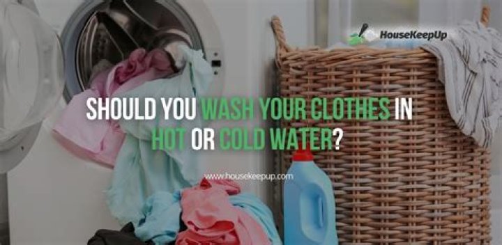 do you wash white clothes in hot or cold water