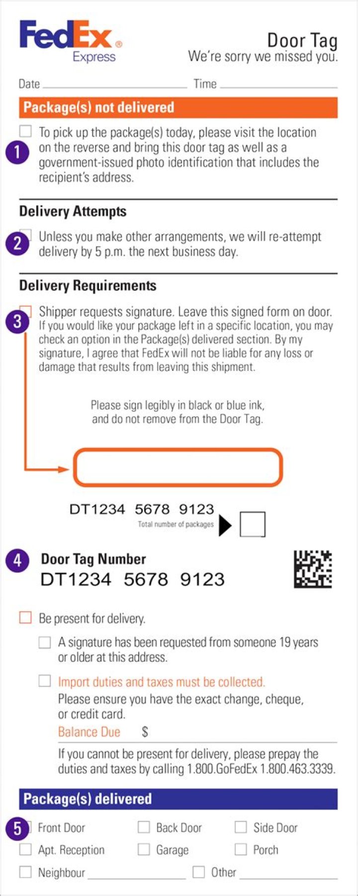 does fedex require signature