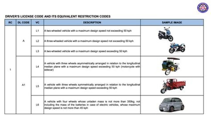 drivers license restrictions codes