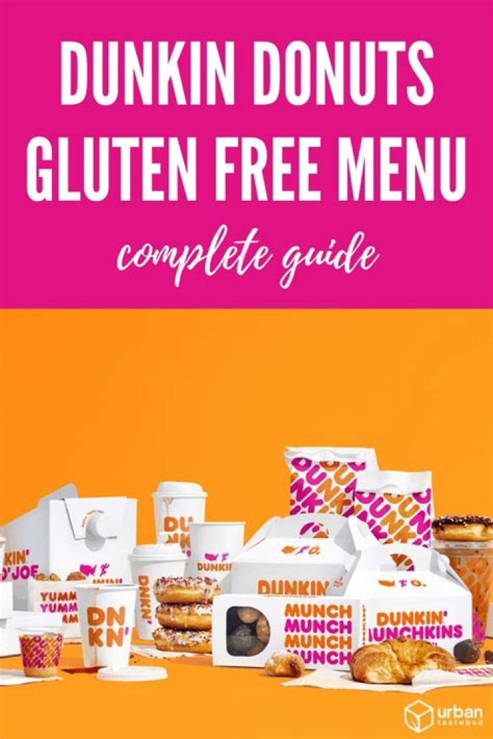 dunkin gluten free