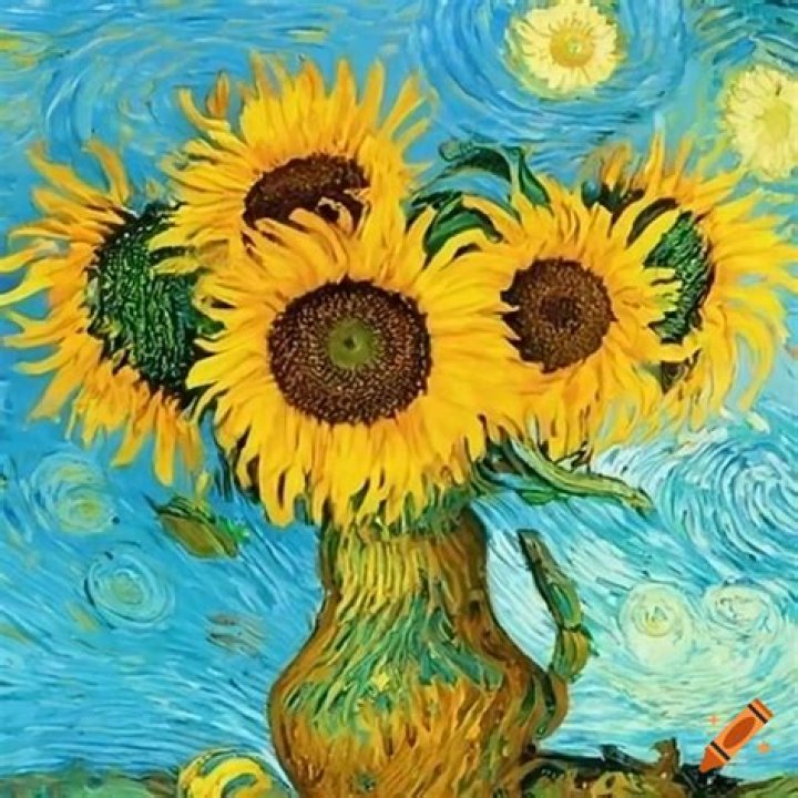famous sunflower painting