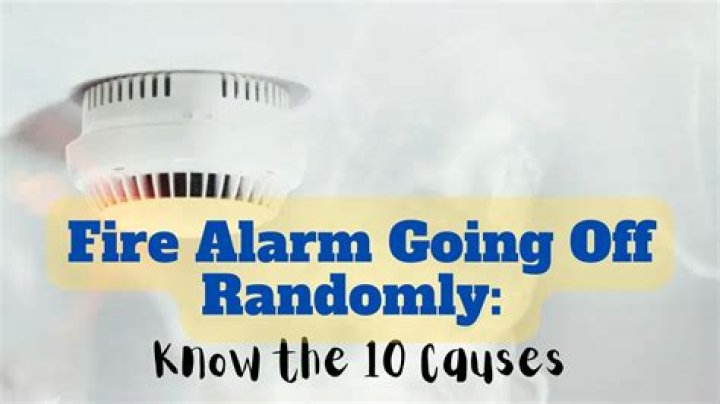 fire alarm going off randomly