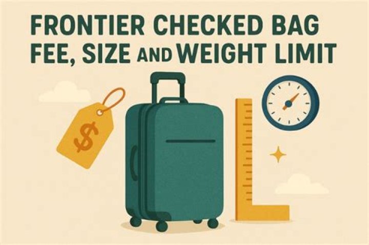 frontier checked bag fee