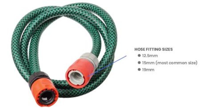 garden hose size