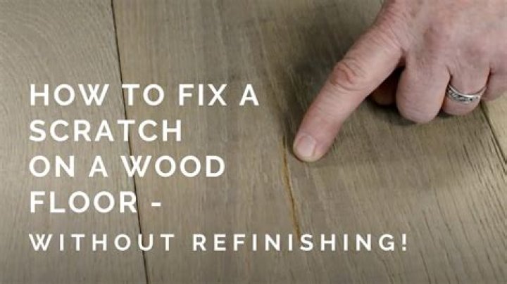 hardwood floor scratch repair