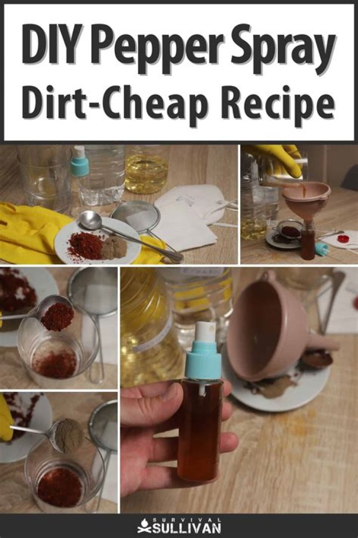 homemade pepper spray