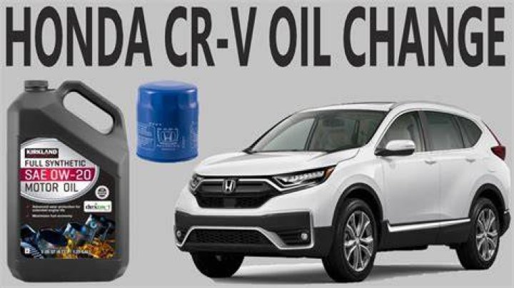 honda crv oil change