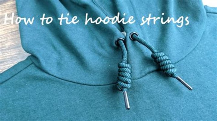 hoodie string ties