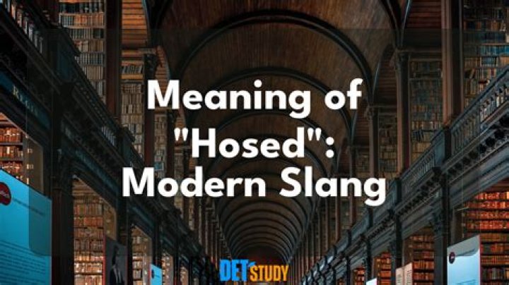 hosed meaning