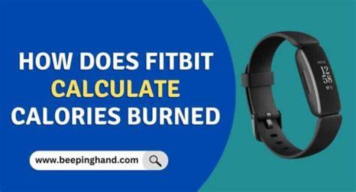 how does fitbit calculate calories burned