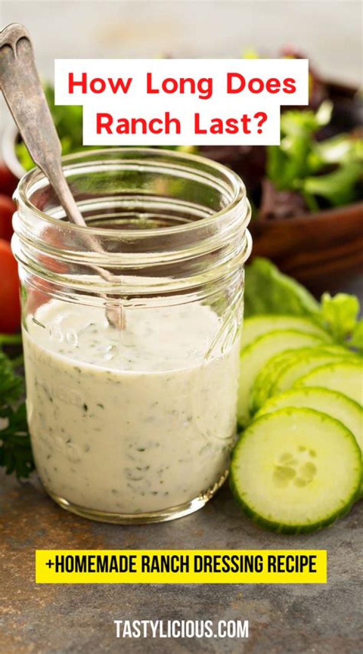 how long does homemade ranch last