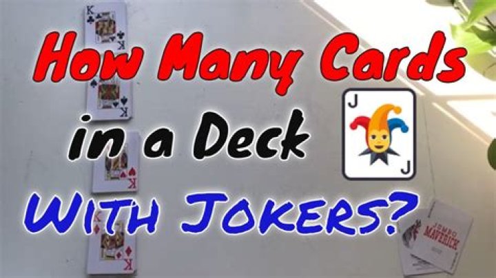 how many jokers are in a deck of cards