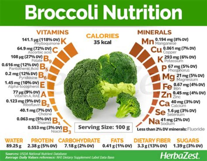 how much protein does broccoli have