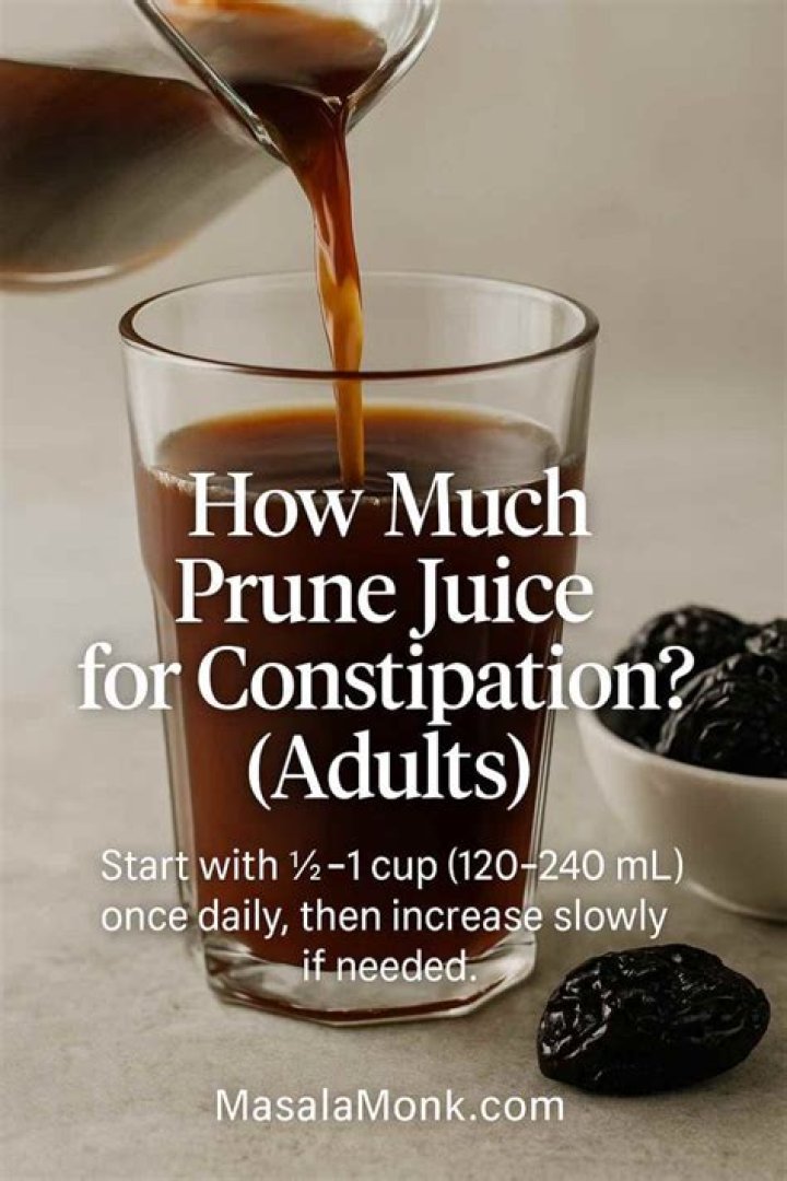 how much prune juice is too much