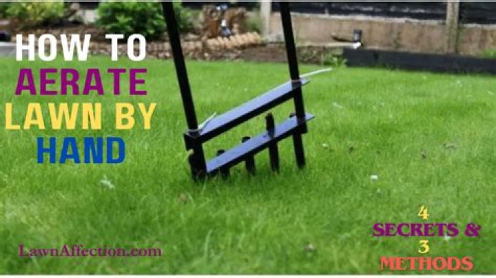 how to aerate lawn by hand