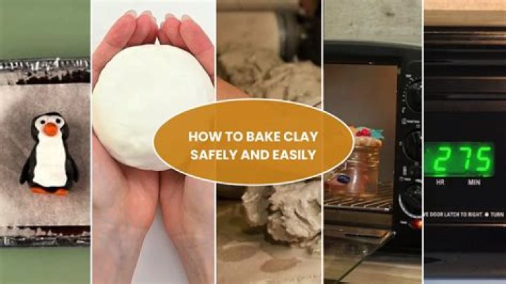 how to bake clay