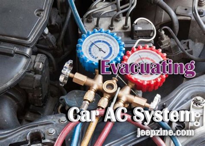 how to evacuate car ac system