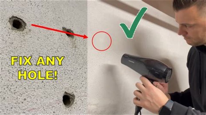 how to fill in holes in wall
