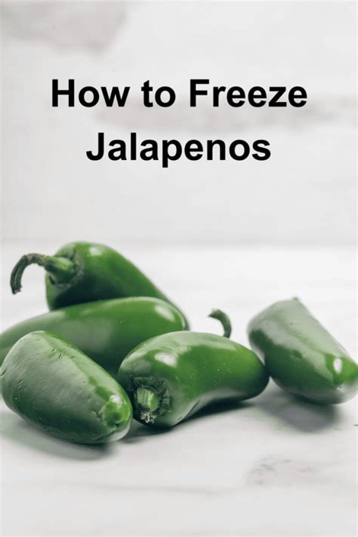 how to freeze jalapenos