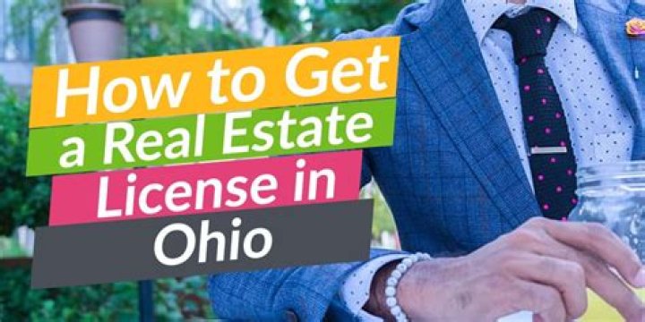 how to get real estate license in ohio