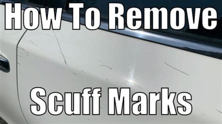 how to get scuff marks off car