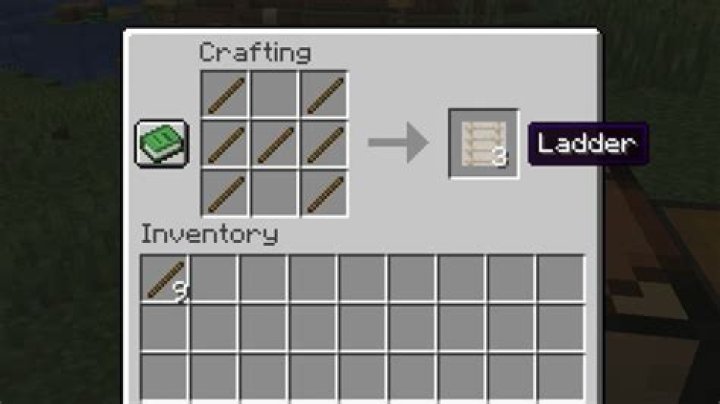 how to make ladder in minecraft