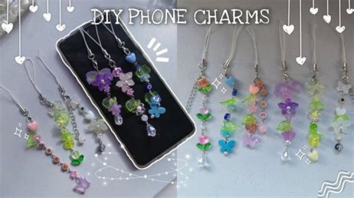how to make phone charms