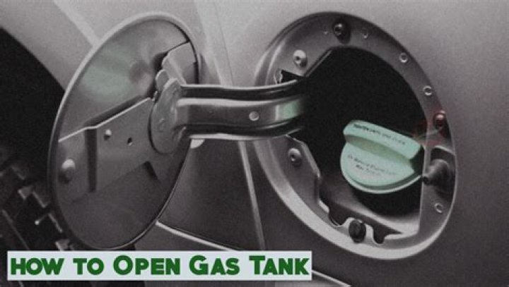 how to open gas tank