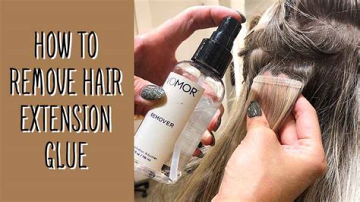 how to remove hair glue from hair