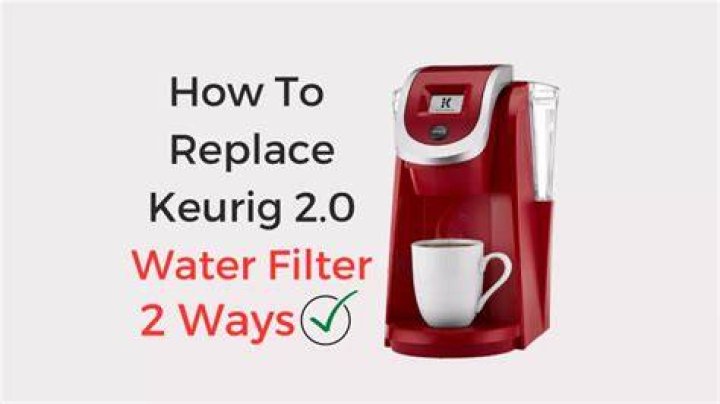 how to replace keurig 2.0 water filter