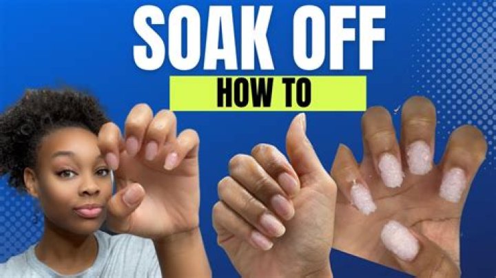 how to soak off nails