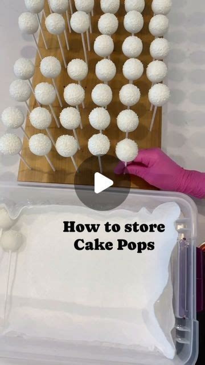 how to store cake pops