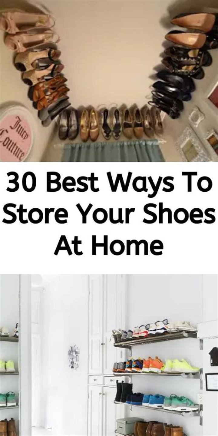 how to store shoes