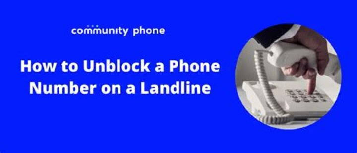 how to unblock a phone number on a landline