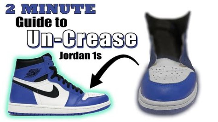 how to uncrease jordans