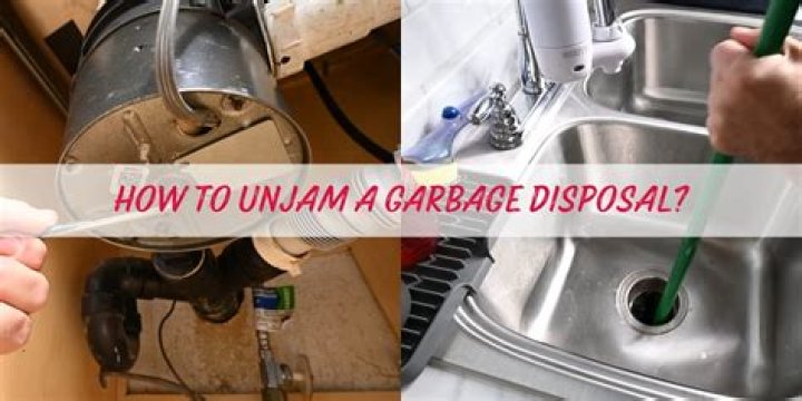 how to unjam a garbage disposal