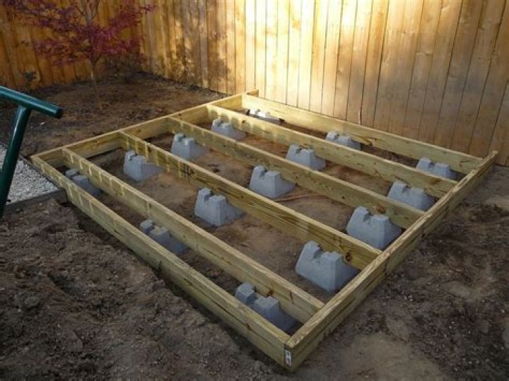 how to use concrete deck blocks